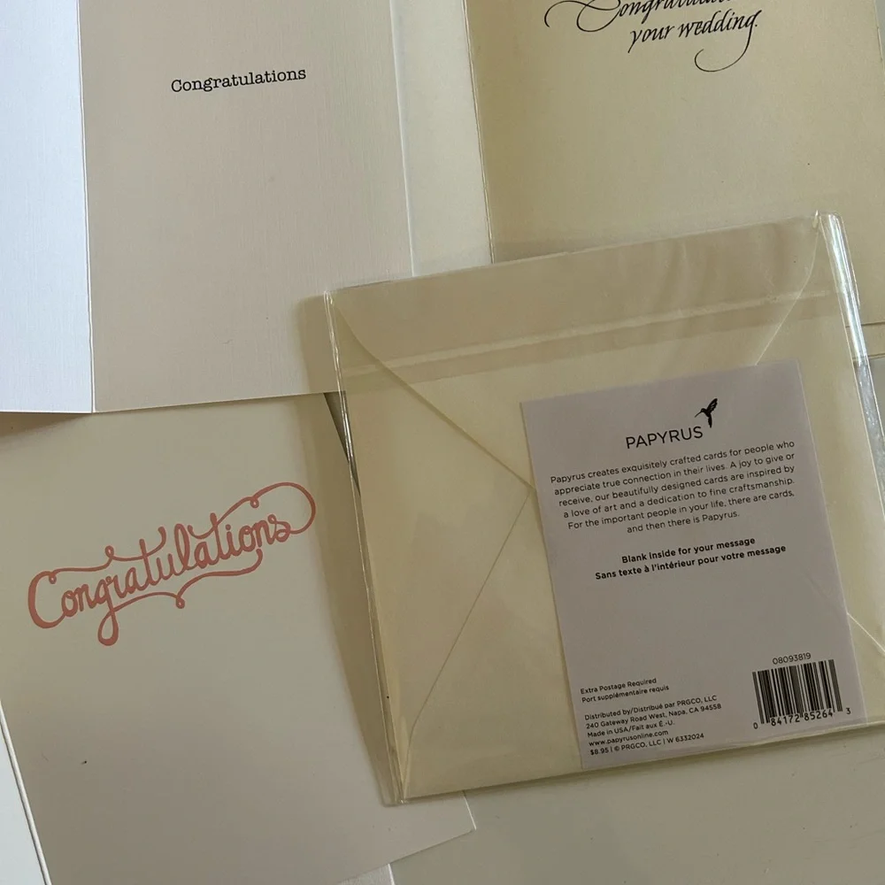 NEW Lot of 14 Wedding Themed Cards (Bundle‎ 14 cards) Papyrus, Palm Press🤵⛪👰